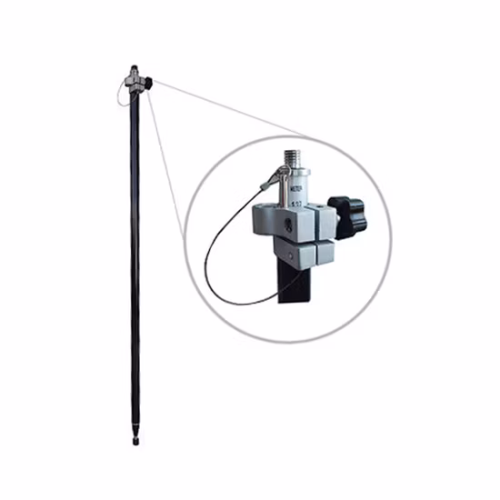 Specification 2.45m*2 Second Carbon Prism GPS Rtk Surveying Pole
